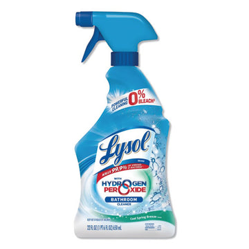 LYSOL® Brand Bathroom Cleaner With Hydrogen Peroxide, Cool Spring Breeze, 22 Oz Trigger Spray Bottle freeshipping - TVN Wholesale